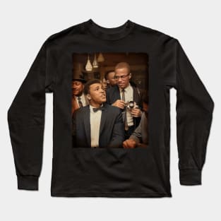 Malcom X & Muhammad Ali Long Sleeve T-Shirt